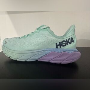 Hoka Women's Athletic Shoes in Mint and Lavender